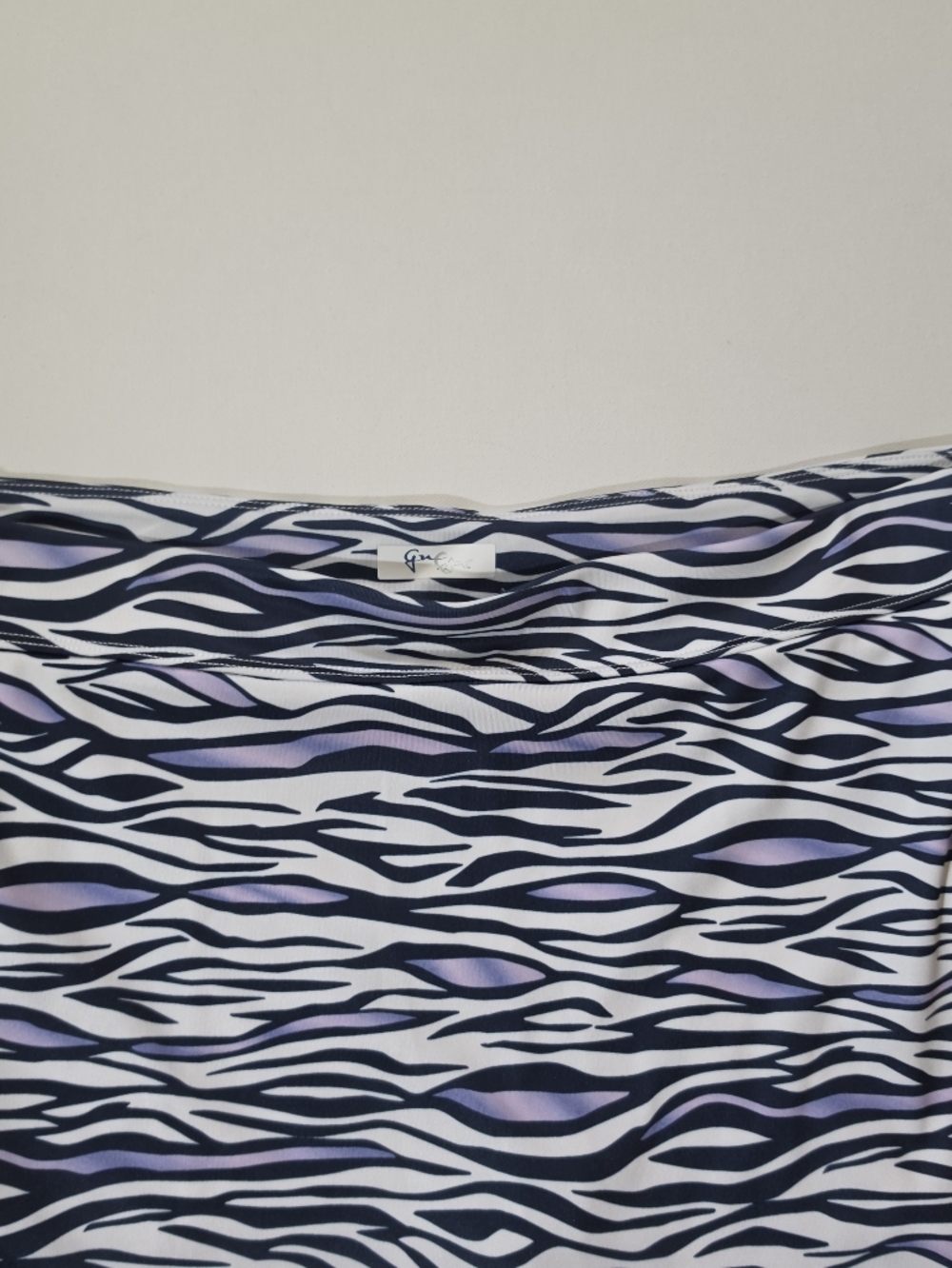 Greg Norman Athletic Skort Womens Large Black White Purple Zebra Preppy Tennis - Picture 3 of 6